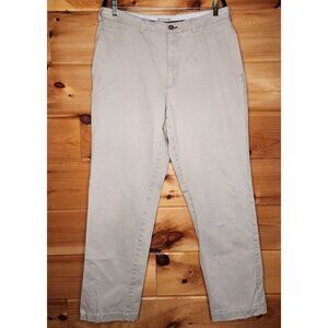 Orvis Beige Pants Mens Size 36 100% Cotton Dress Pants